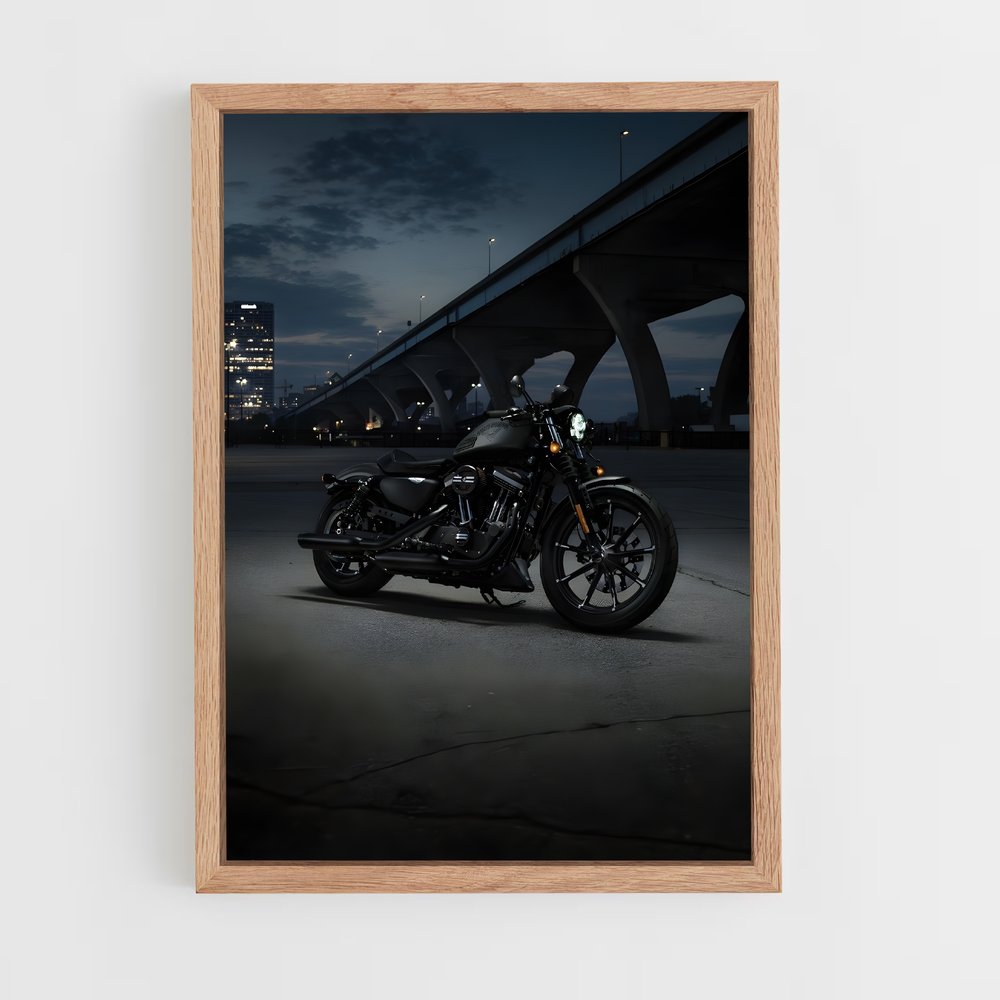 Poster Nuit de Chrome – affiche Harley-Davidson (vue 4)